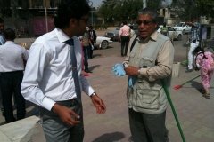 خلال-حملة-تنظيف-البصرة