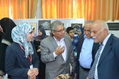 في مهرجان بيت التراث مع عضو مجلس محافظة البصرة