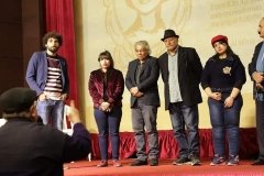 في المسرح الوطني الفنانة المصرية اسامة وسام والشاعر اللبناني صلاح عطوي والفنان قاسم اسطنبولي والمخرجة المصرية منار زين 2019