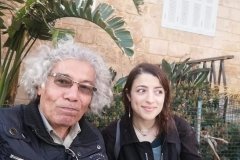 مع الصديقة الامريكية آنا 2019 لبنان -صور