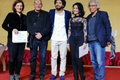 لجنة الحكم في مهرجان مونودراما المرأة الدولي لبنان 2019 سوزان بو علي وصلاح عطوي وآنا مع قاسم اسطنبولي