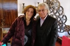 مع المخرجة الاسبانية آنا لبنان 2019