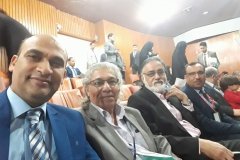 مع الفنان التونسي حافظ خليفة والفنان العراقي محمود ابو العباس